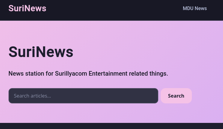 Surillyacom switches to a new proprietary news provider